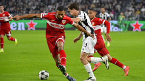 巴甲半场：塔利亚里传射建功，尤文图德2-1克鲁塞罗（半场战报：塔利亚里一传一射，尤文图德暂2-1领先克鲁塞罗）